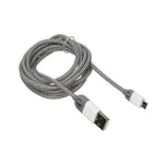 Ihome Micro Usb Cable For Universal/Smartphones - White - 812350101272