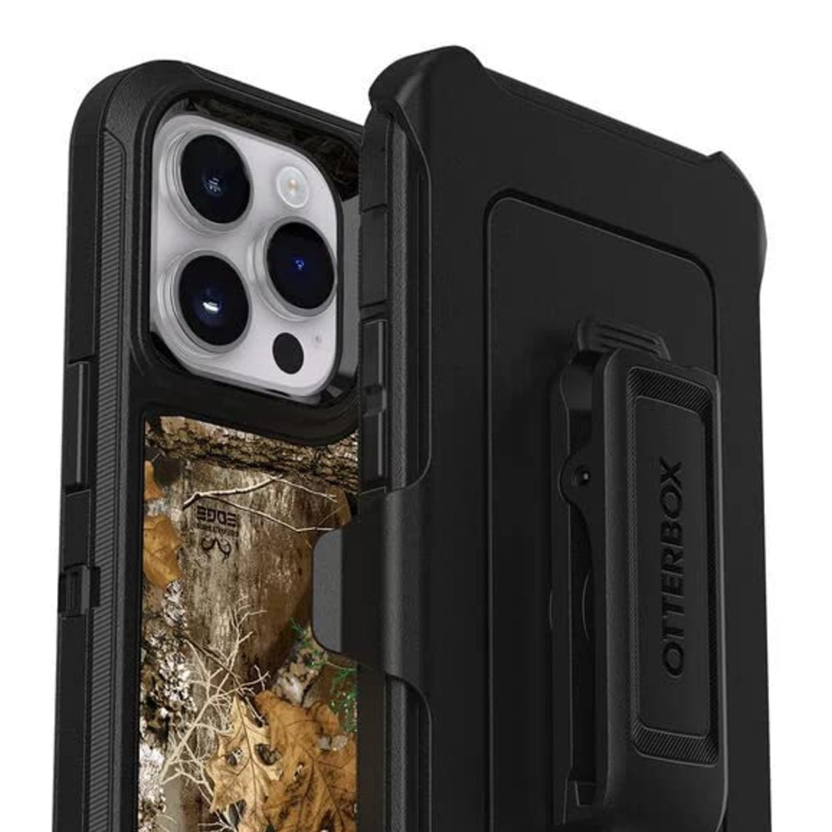 Otterbox Defender Pro Series Screenless Edition Case And Holster For Iphone 14 Pro Max (Only) (Black) - 840262383288
