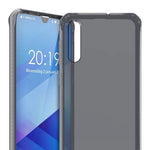 Itskins Spectrum Clear Protective Phone Case Compatible With Samsung Galaxy A50, Slim Hybrid Case, Anti-Yellowing, And Heavy Duty Shockproof Cover, Military Phone Case - Black - 4894465800413