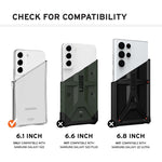 Urban Armor Gear [U] By Uag Designed For Samsung Galaxy S22 Case Clear Blue Cerulean Lucent Slim Fit Lightweight Stylish Transparent Impact Resistant Protective Phone Cover, [6.1 Inch Screen] - 810070368586