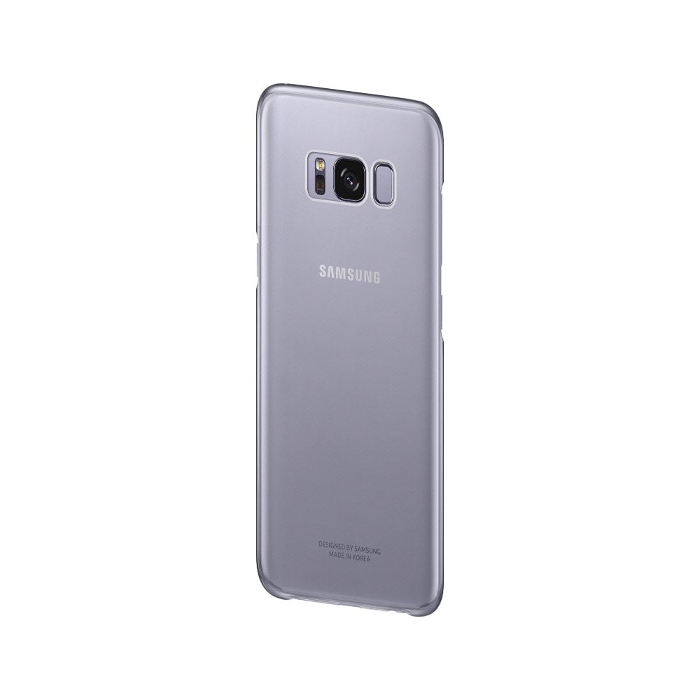 Samsung Galaxy S8 Clear Protective Cover, Orchid Grey - 598660