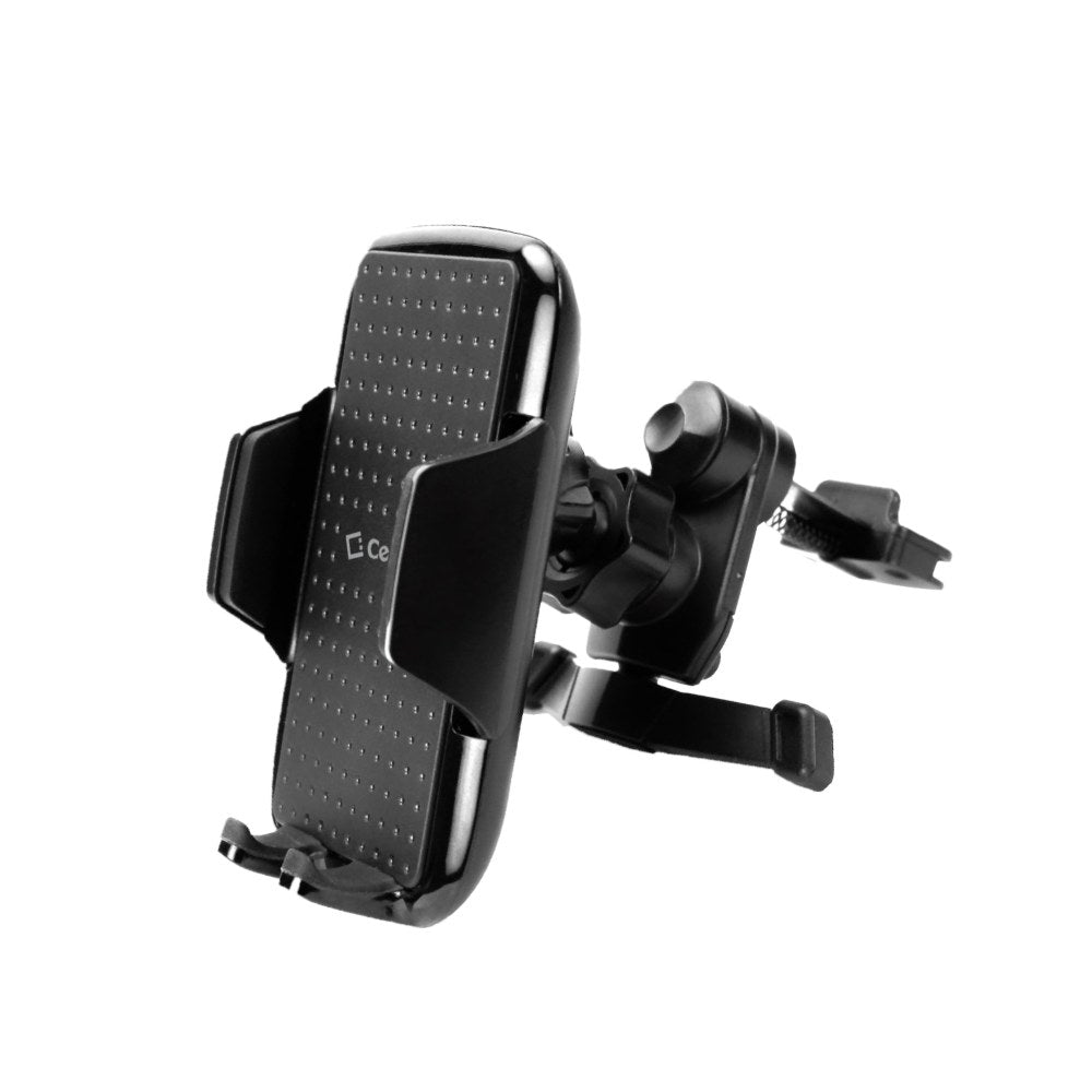 Universal Air Vent Phone Holder For Car, 360° Rotation Smartphone Mount With Adjustable Grip, Quick Release Button, Secure Cell Phone Stand For Iphone And Android - 800768693786