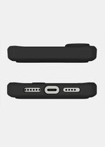 Itskins Hybrid R // Folio Protective Phone Case For Iphone 17, Hybrid Case With Card Holder, Anti-Slip, Heavy Duty Shockproof Cover, Military Phone Case - Black - 810176653043