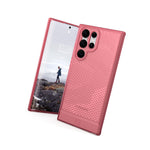Urban Armor Gear [U] By Uag Designed For Samsung Galaxy S22 Ultra Case Clear Red Clay Lucent Slim Fit Lightweight Stylish Transparent Impact Resistant Protective Phone Cover, [6.8 Inch Screen] - 810070368937