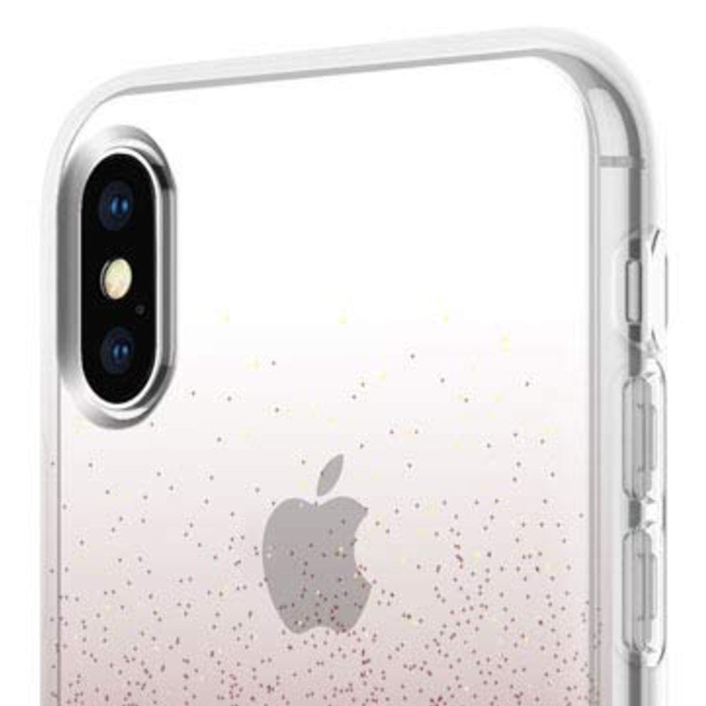 Incipio Design Series Protective Case For Iphone Xs (5.8") & Iphone X With Stylish Prints And Clear Cover Design - Cranberry Sparkler - 191058085436