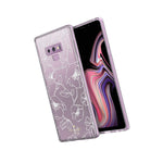 Kate Spade New York Protective Hardshell Case For Samsung Galaxy Note9 - Blossom Pink/Gold With Gems - 191058077967