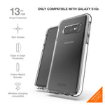 Gear4 Piccadilly Clear Case With Advanced Impact Protection [ Protected By D3o ], Slim, Tough Design For Samsung Galaxy S10e - White - 4895200206965
