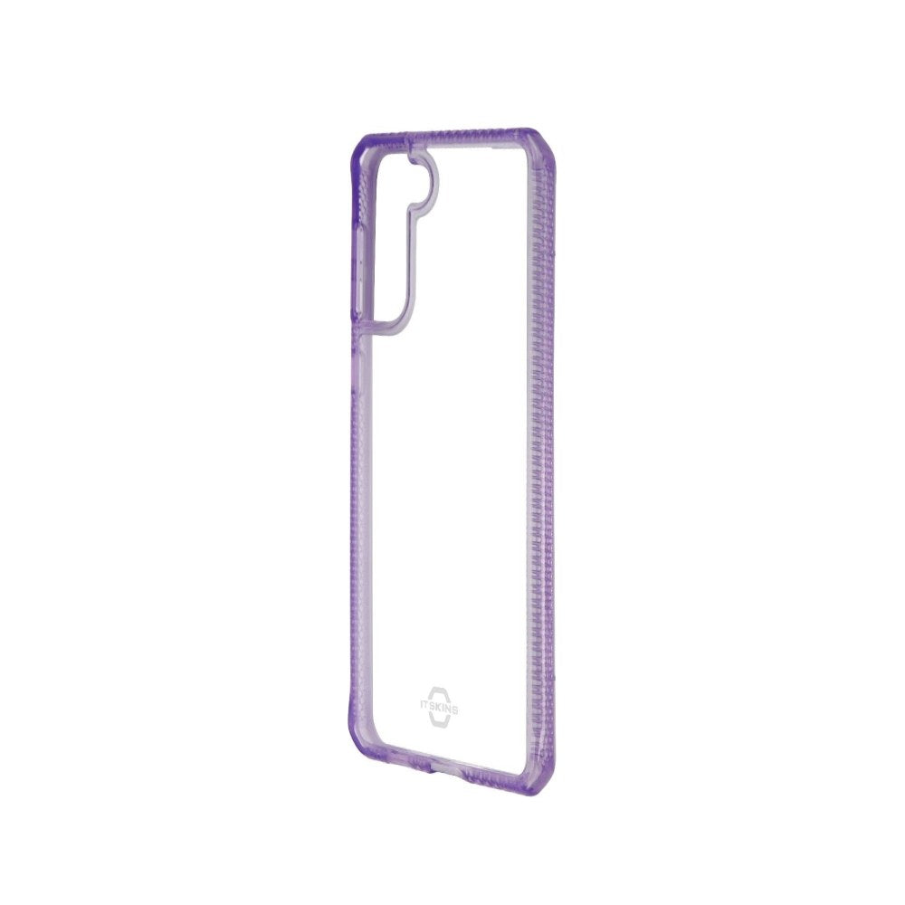 Itskins Hybrid Clear Series Case For Samsung Galaxy (S21+) 4g/5g - Purple/Clear - 4894465502195