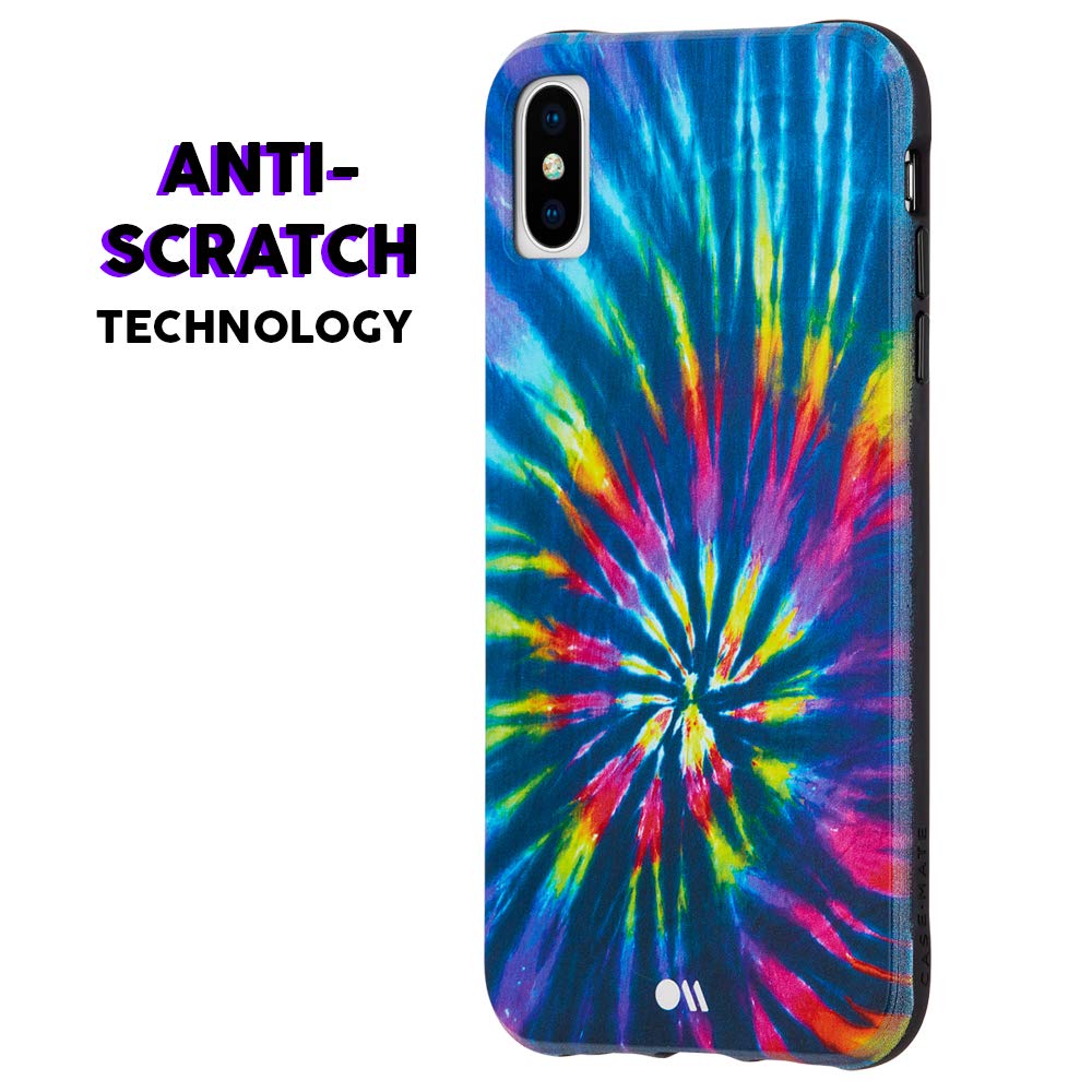 Case-Mate - Iphone Xs Max Case - Tie Dye - Opaque Color Design - Iphone 6.5" - Diy Rainbow - 846127188548