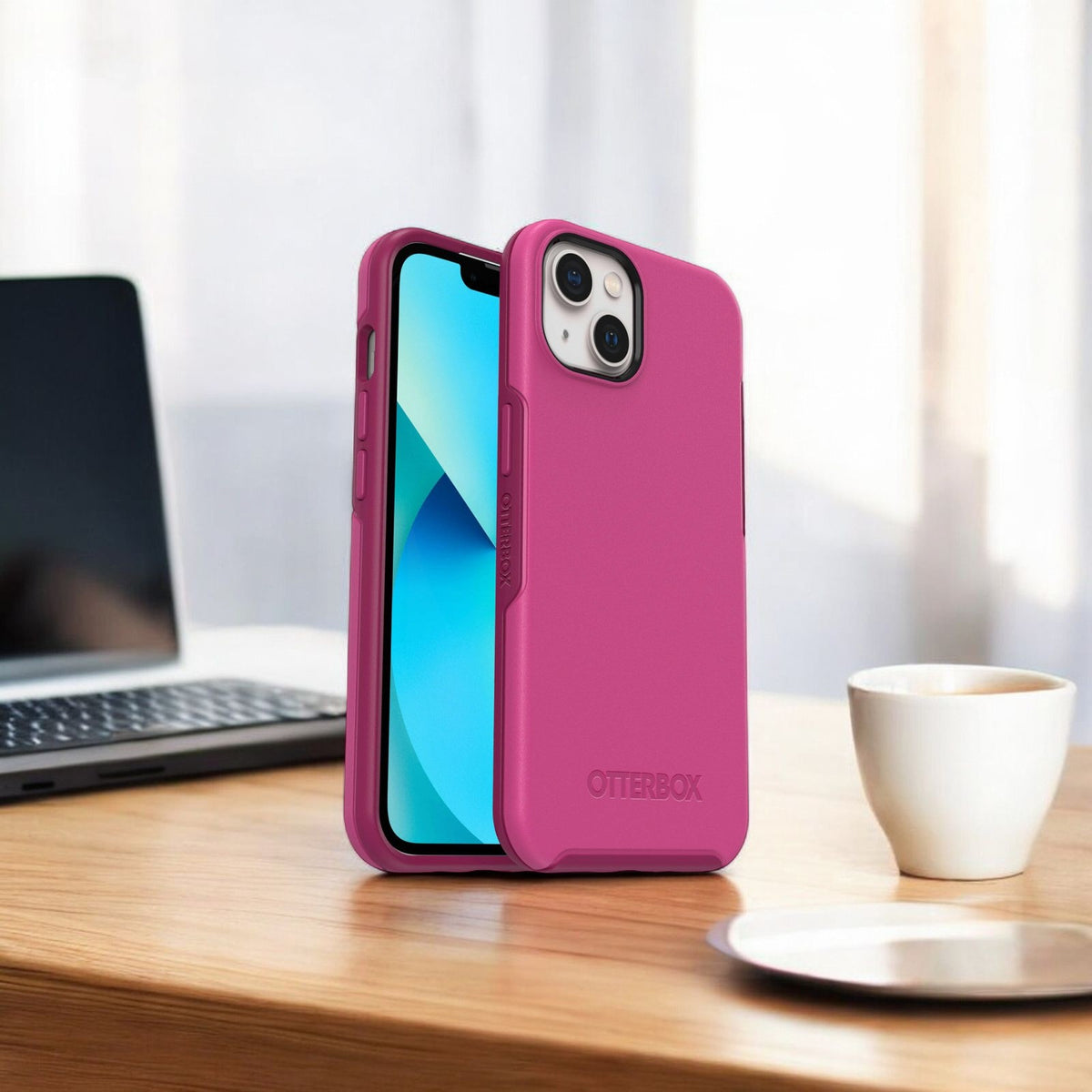 OtterBox Symmetry Antimicrobial Case For Apple iPhone 13 Renaissance Pink