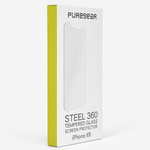 Puregear Steel 360 Tempered Glass Screen Protector For Iphone Xr With Easy Install Alignment Tray + Pure Pledge Program ($100 Reimbursement Toward The Repair Of Broken Screen Guarantee)