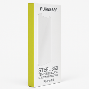 Puregear Steel 360 Tempered Glass Screen Protector For Iphone Xr With Easy Install Alignment Tray + Pure Pledge Program ($100 Reimbursement Toward The Repair Of Broken Screen Guarantee)