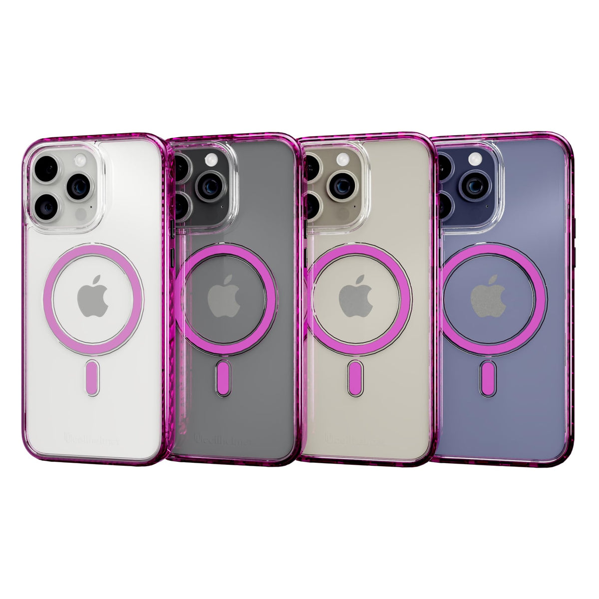 Cellhelmet Magnitude Case Designed For Iphone 15 Pro In Magenta - Neon Pink [Compatible With Magsafe] | 13-Foot Drop Test Certified | Shock & Drop Proof Durable | As Seen On Shark Tank - 197000061558
