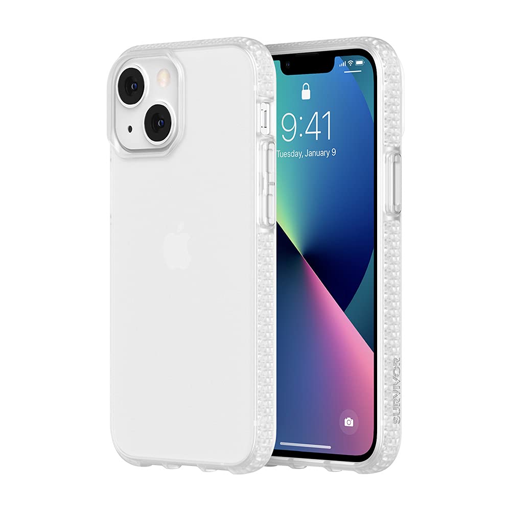 Survivor Clear Case For Iphone 13 Mini & Iphone 12 Mini – Magsafe Compatible Slim Protective Case With 6ft Drop Protection, Anti-Yellowing Back, Scratch-Resistant Finish – Clear - 191058141101