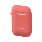 Laut - Pod For Airpods Charging Case | Slim Protective | Silicone Rubber | Easy Grip | Anti-Scratch (Coral (Pink)) - 4895206906081
