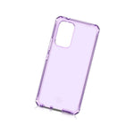 Itskins Spectrum // Clear Protective Phone Case Compatible With Samsung Galaxy A53 5g (Usa Ver), Slim Hybrid Case, Anti-Yellowing, And Heavy Duty Shockproof Cover, Military Phone Case - Light Purple - 888842790545