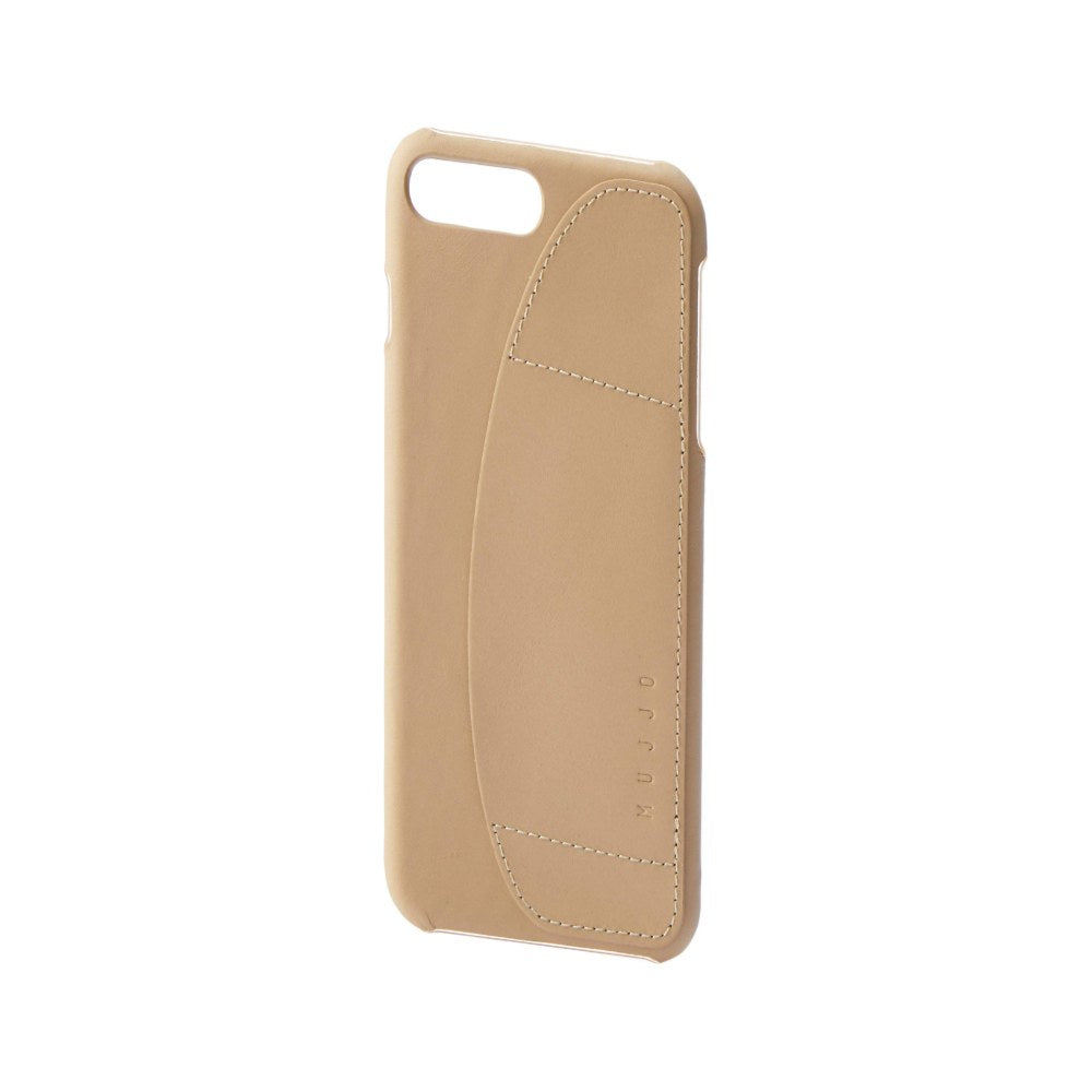 Mujjo Leather Wallet Case Compatible With Iphone 7 Plus & Iphone 8 Plus | 2-3 Card Pocket, 1mm Protective Screen Bezel, Japanese Suede Lining (Champagne) - 8718546171338