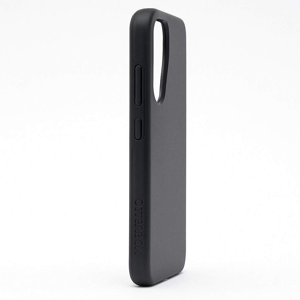 Otterbox Galaxy S23 Symmetry Series Case - Black, Ultra-Sleek, Wireless Charging Compatible, Raised Edges Protect Camera & Screen - 840304713172
