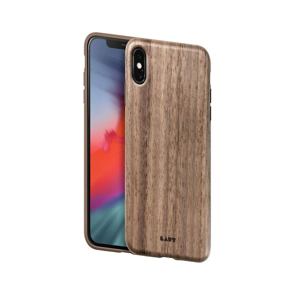 Laut - Pinnacle For Iphone Xs Max | Ultra Slim & Sleek | Natural Wood | Lightweight (Walnut) - 4895206907552