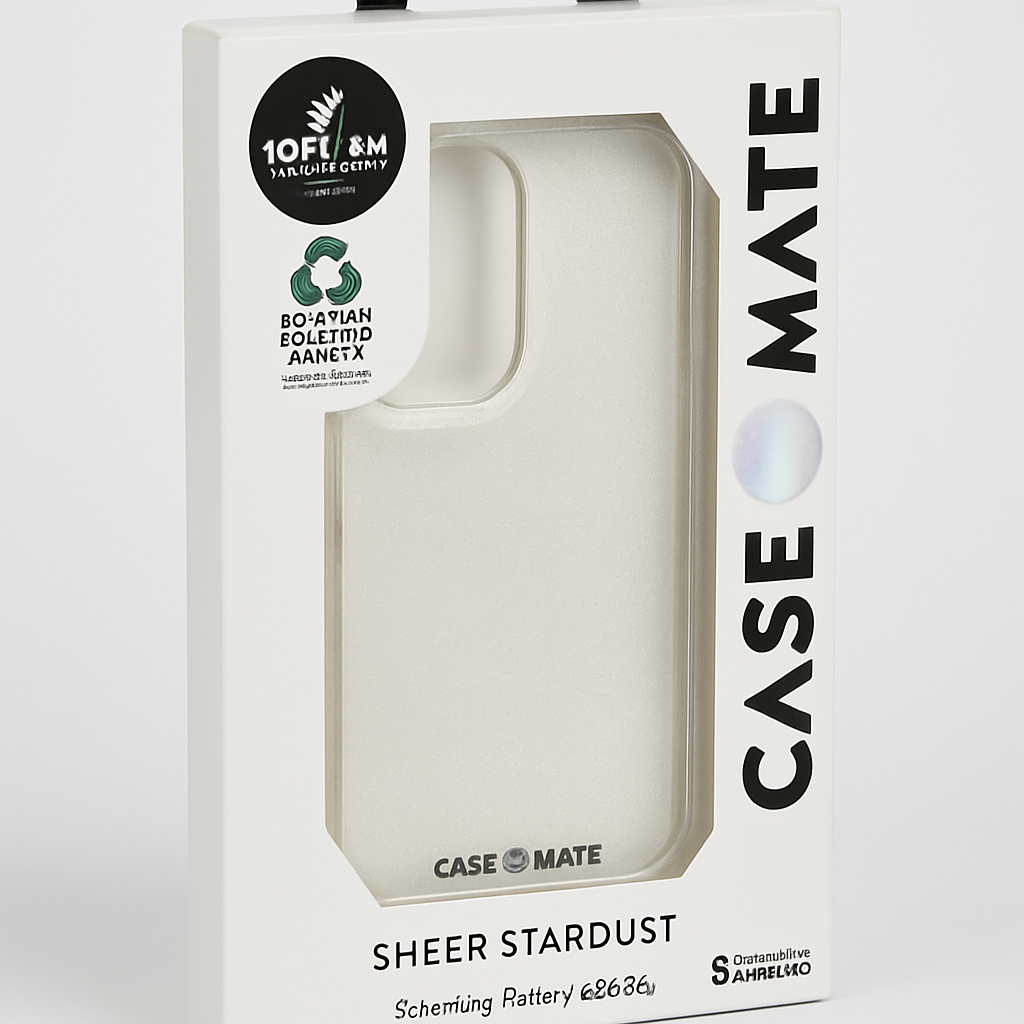 Case Mate Sheer Stardust Series Hard Case for Samsung Galaxy A53 5G Clear
