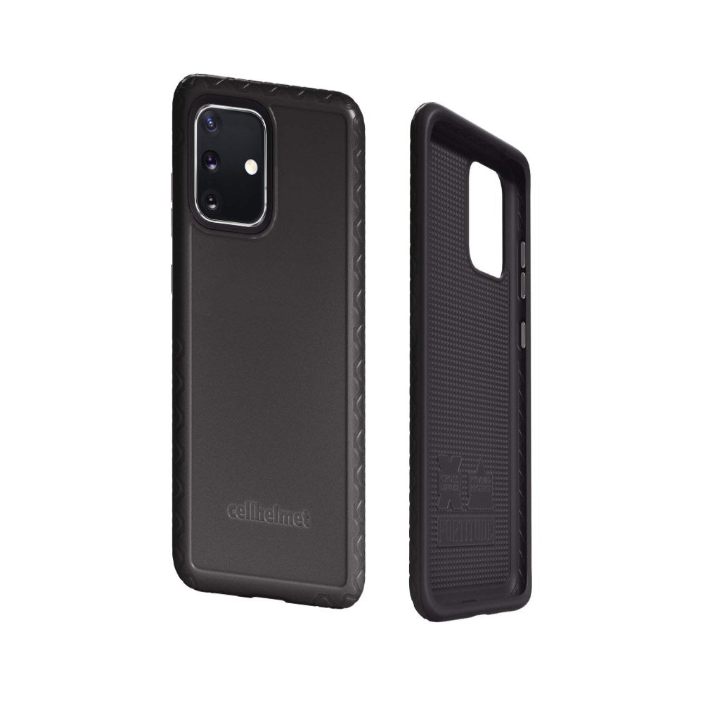 Cellhelmet Fortitude Series Onyx Black Dual Layer Phone Case For Samsung Galaxy S20 Plus | As Seen On Shark Tank | In Retail Package - 811341036128