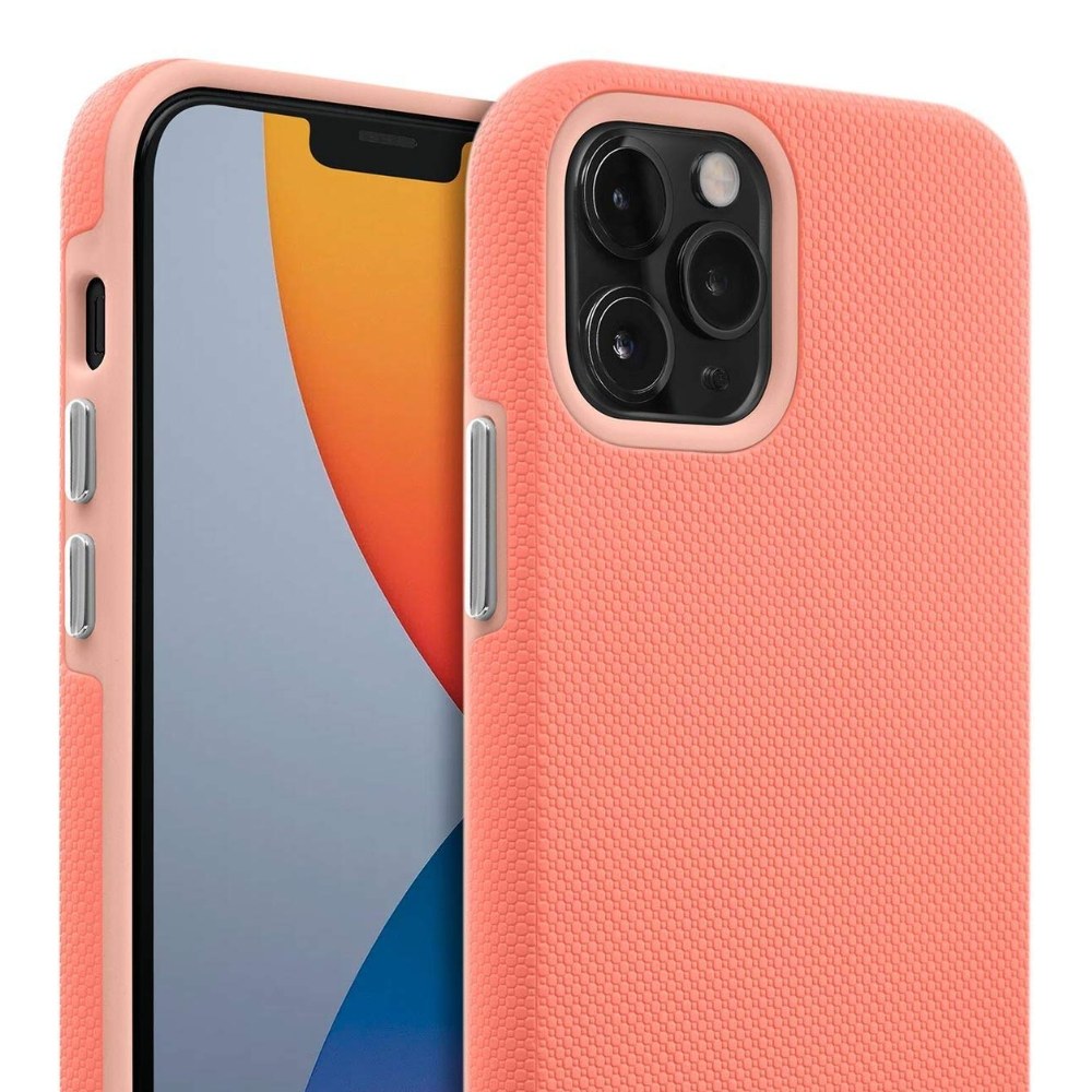 Laut - Shield Case Compatible With Iphone 12 Mini | Ultra Durable Double Layer | 13ft./4m Impact Protection| Easy-Grip Casing • Coral - 4895206918404