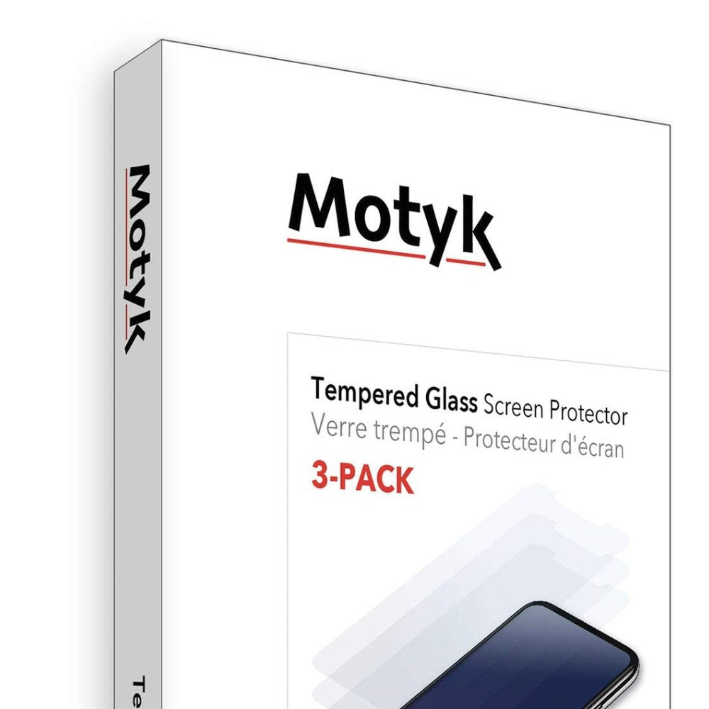 Qmadix Motyk 3 Pack Tempered Glass Screen Protector For Iphone 11 Pro, Iphone Xs, Iphone X Case Friendly, Ultra-Thin, Scratch Resistant, 9h Hardness (Bonus Installation Kit) - 845624034068