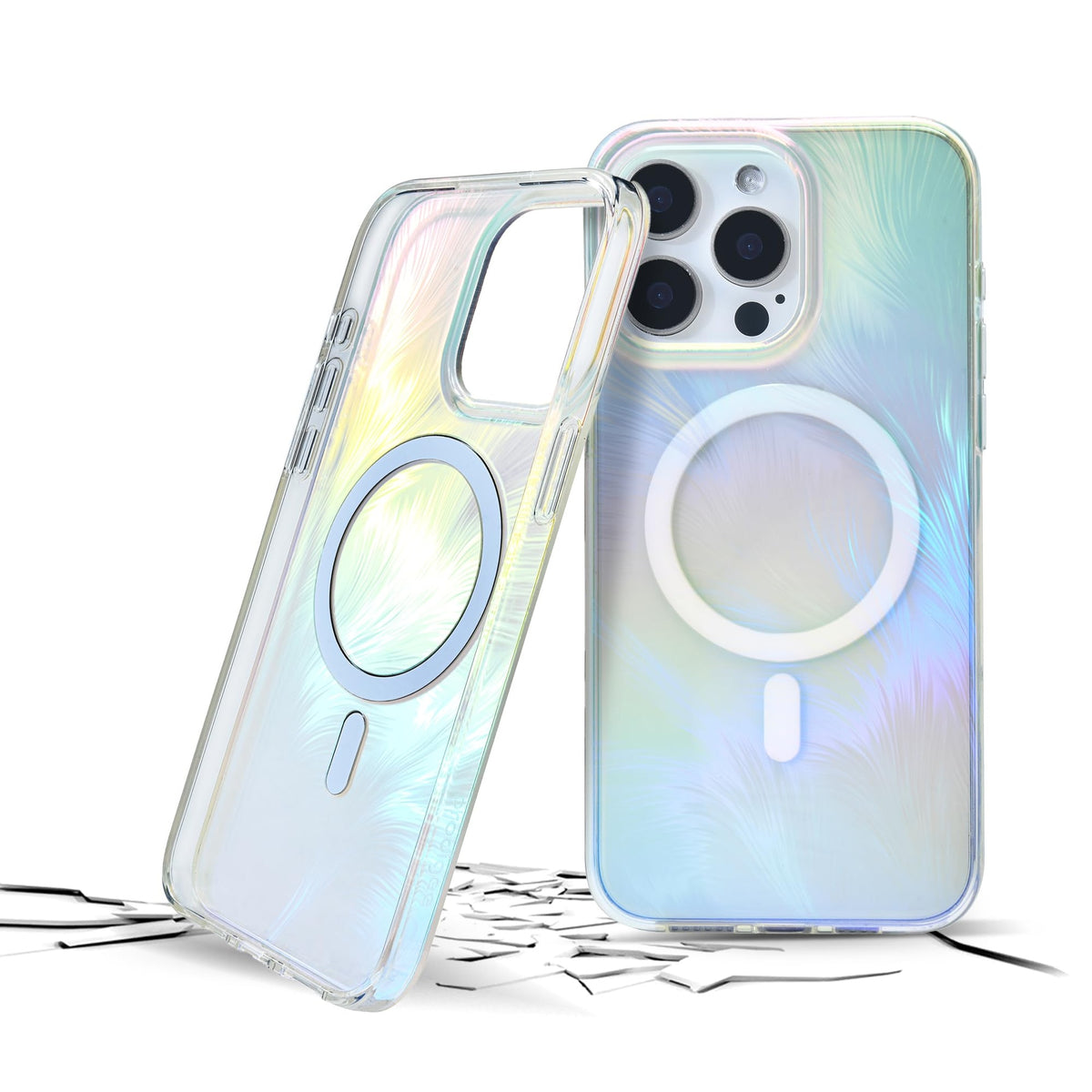 Prodigee Iphone 16 | Pampas | Transparent Case | Drop Tested | Dual Layer Cover | Wireless Charging Compatible | Shockproof Military-Grade Protection | (Pampas, Breeze, Iphone 16 Pro Max (6.9)) - 810023957515