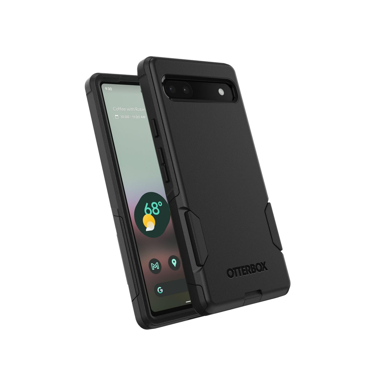 OtterBox Commuter Case For Google Pixel 6a With Antimicrobial Protection Black