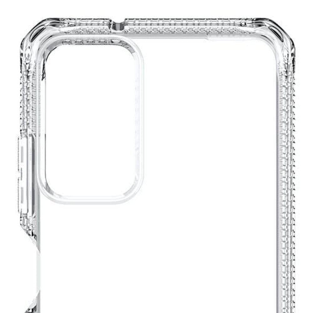 Itskins Spectrum // Clear Protective Phone Case Compatible With Galaxy A03s, Slim Hybrid Case, Anti-Yellowing, And Heavy Duty Shockproof Cover, Military Phone Case - Transparent - 888842631770