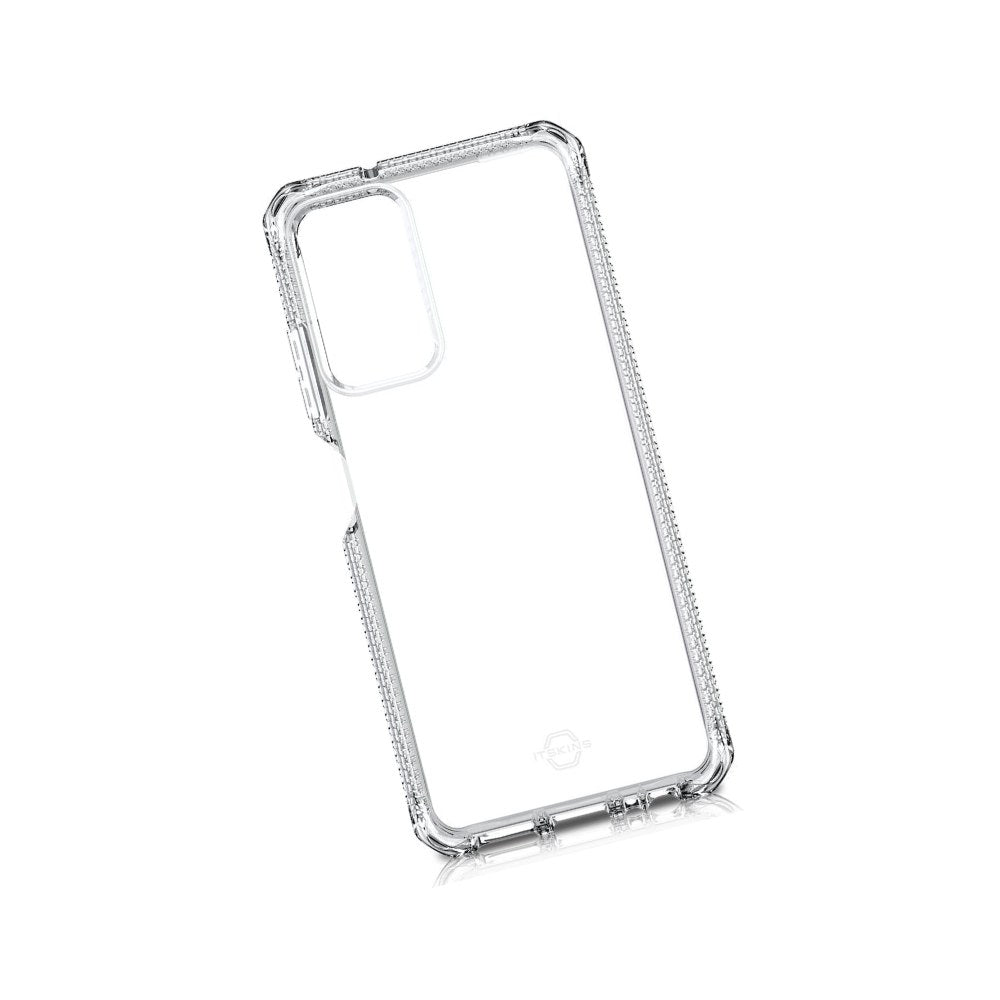 Itskins Spectrum // Clear Protective Phone Case Compatible With Galaxy A03s, Slim Hybrid Case, Anti-Yellowing, And Heavy Duty Shockproof Cover, Military Phone Case - Transparent - 888842631770