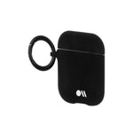Case-Mate - Airpods Case - Hook Ups - Silicone - Compatible With Apple Airpods Series 1 & 2 - Black - 846127185301