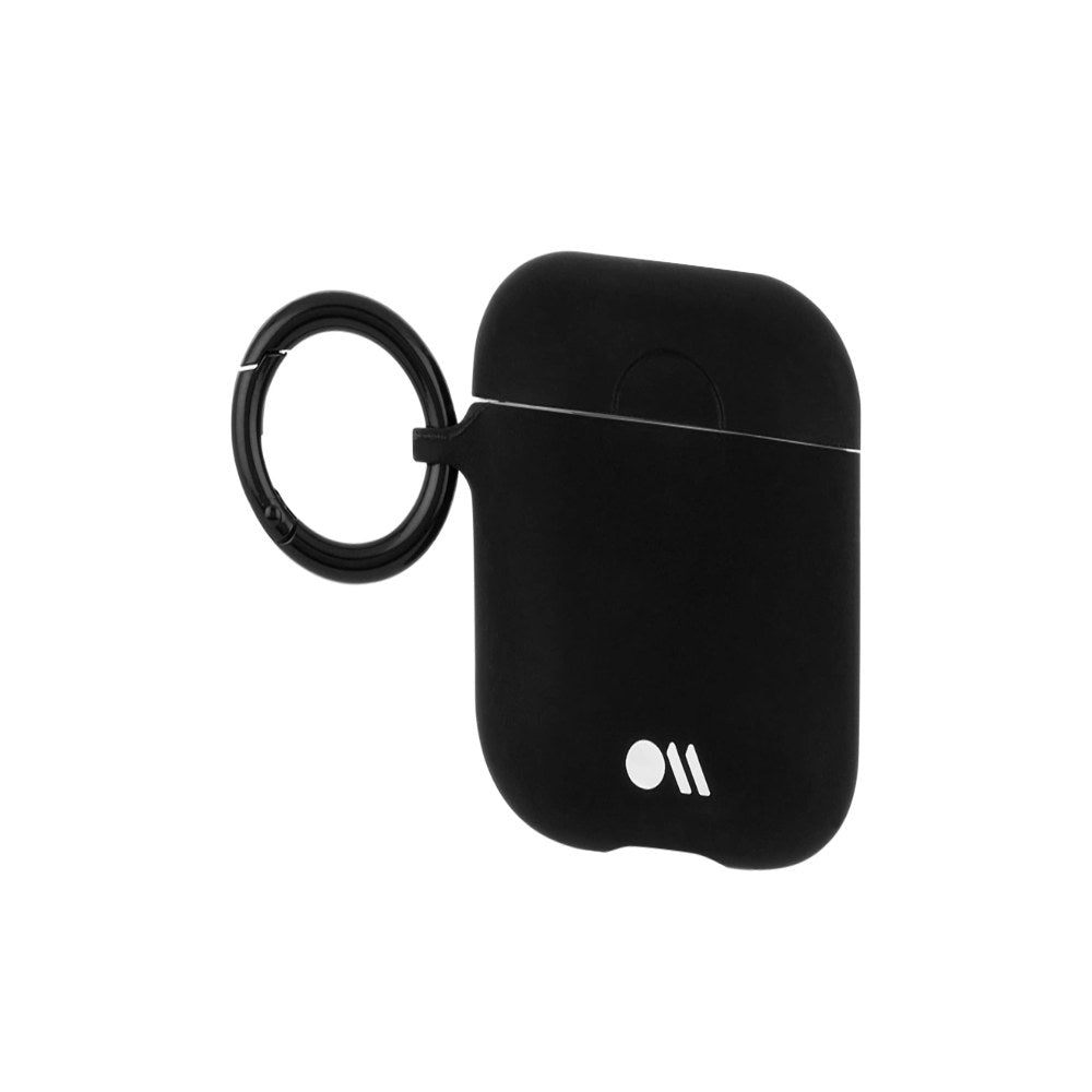 Case-Mate - Airpods Case - Hook Ups - Silicone - Compatible With Apple Airpods Series 1 & 2 - Black - 846127185301