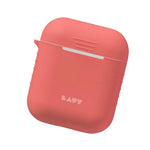 Laut - Pod For Airpods Charging Case | Slim Protective | Silicone Rubber | Easy Grip | Anti-Scratch (Coral (Pink)) - 4895206906081