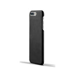 Mujjo Moulded Edge Leather Case For Iphone 8 Plus, Iphone 7 Plus | Premium Genuine Leather, Natural Aging Effect | Pocket For 2-3 Cards (Black) - 8718546171642