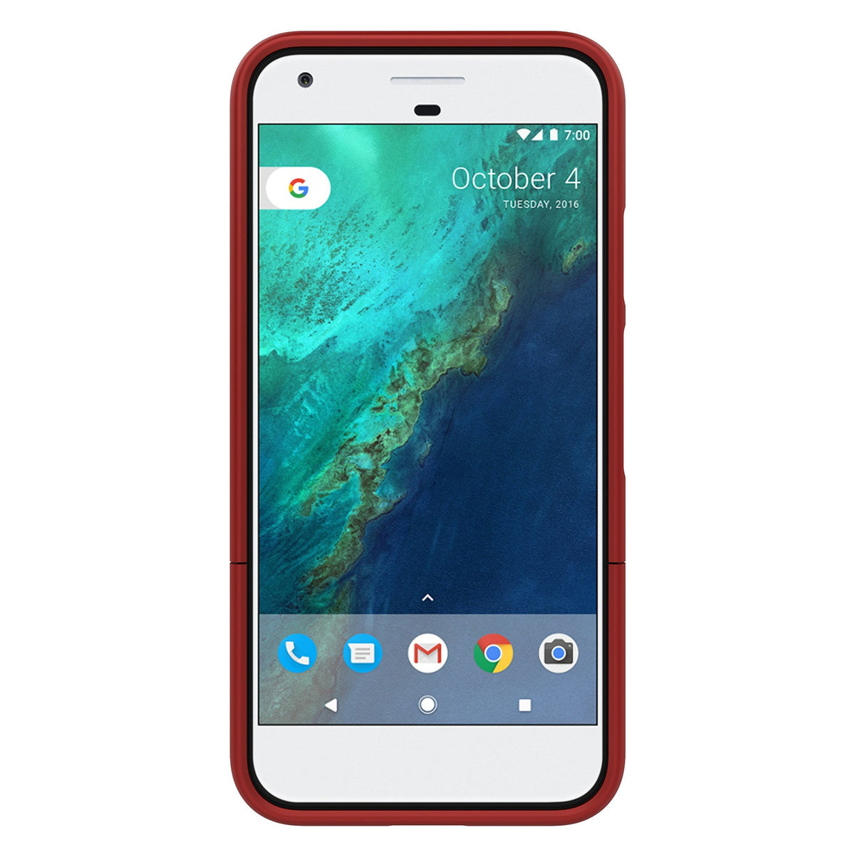 Seidio Surface Case For Google Pixel - Dark Red/Black - 849718019238