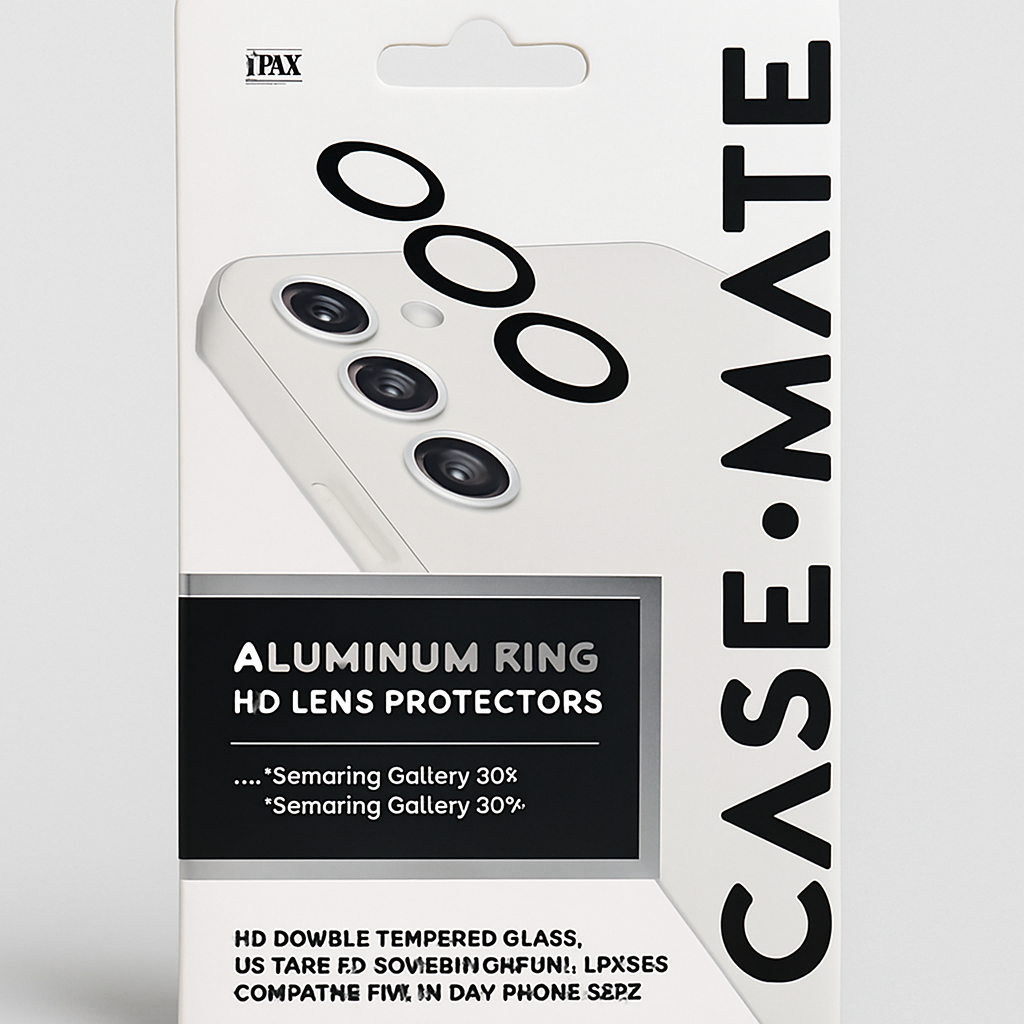 Case-Mate Aluminum Ring Lens Protector (Black) Galaxy S23 / S23+
