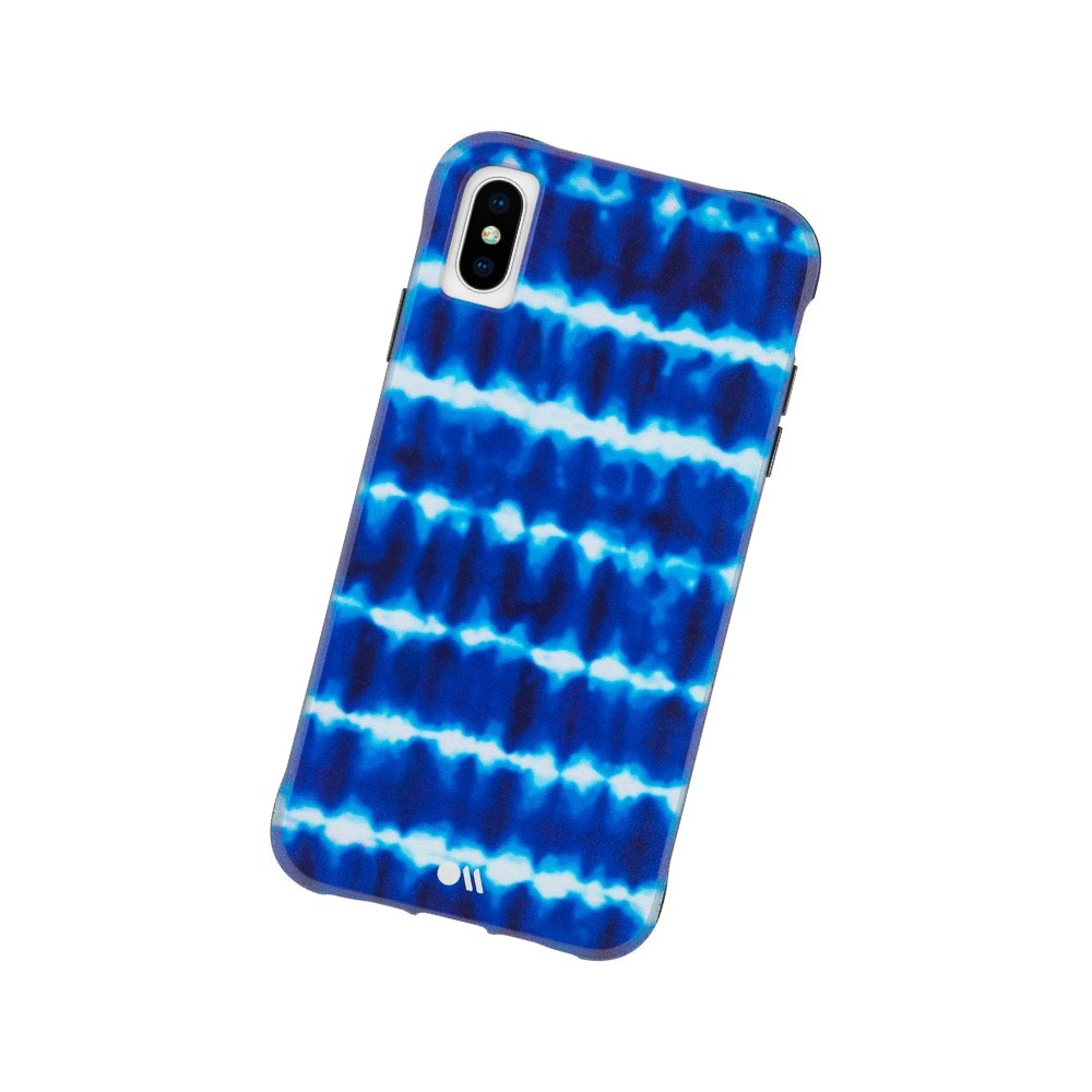 Case-Mate - Iphone Xs Max Case - Tie Dye - Opaque Color Design - Iphone 6.5" - Shibori (Mi040040-00) - 846127188555