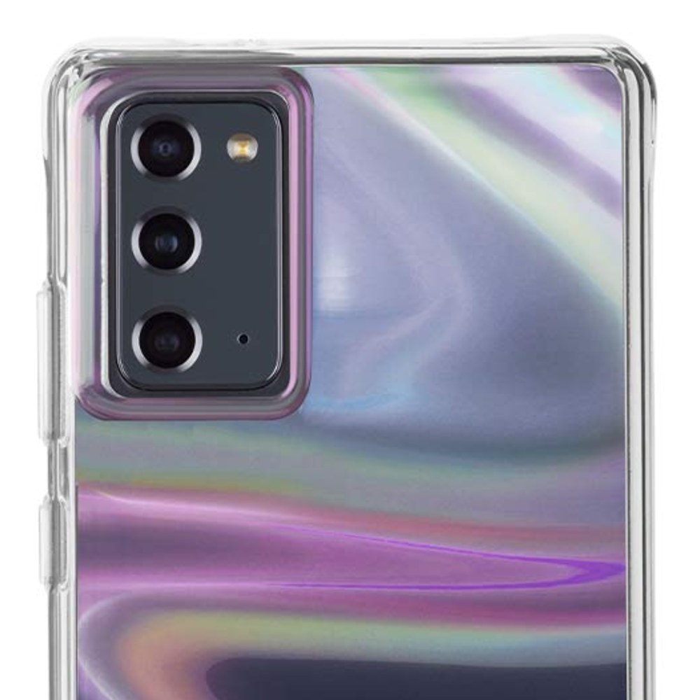Case-Mate - Case For Samsung Galaxy Note 20 5g - Soap Bubble W/Micropel - 10 Ft Drop Protection - 6.7 Inch - Iridescent - 846127195195