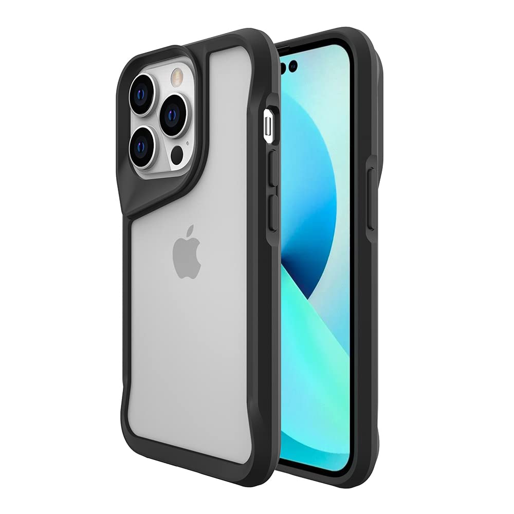 Prodigee Iphone 14 Pro Max Super Hero|Clear Transparent |Black Bumper|Drop Tested|Dual Layer Cover|Shockproof |Scratch Resistant | 6.7 Inch | - 810023953425