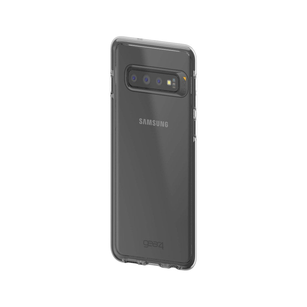 Gear4 Piccadilly Clear Case With Advanced Impact Protection [ Protected By D3o ], Slim, Tough Design For Samsung Galaxy S10 Black Open Box - 4895200206620