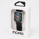 Incipio Apple Watch 38mm Premium Leather Watchband Ebony