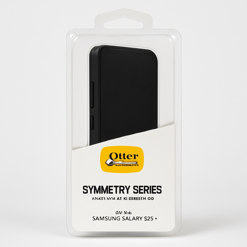 OtterBox Symmetry Magnetic Case For Samsung Galaxy S25+ - Hard Shell Black