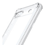 Itskins Spectrum // Clear Compatible With Google Pixel 6a, Protective Phone Case, Slim Hybrid Case, Anti-Yellowing, And Heavy Duty Shockproof Cover, Military Phone Case - Transparent - 888842826022