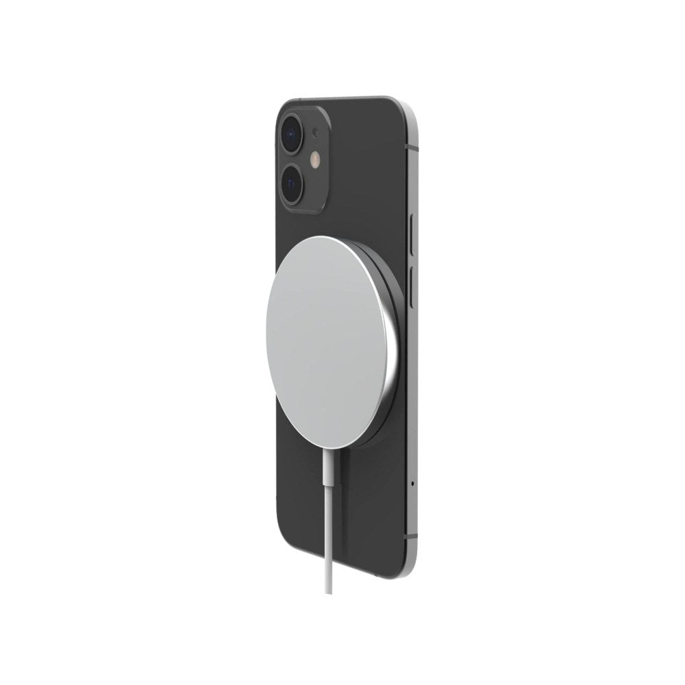 Puregear Round 15w Qi-Certified Fast Wireless Charging Pad For Iphone 13 / 13pro/ 13promax / 12/12 Pro Work With Magsafe Case - Fast Magnetic Wireless Charger, Airpods/Iphone 11, Galaxy S21 S20 &More - 810032998820