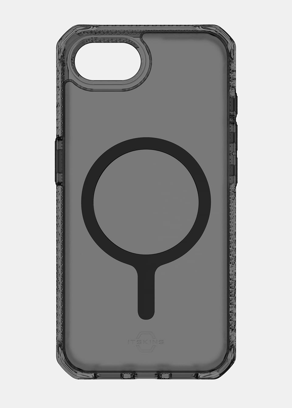 Itskins Hybrid R // Vapor Magnetic Matte Protective Phone Case For Iphone 17e / 16e, Compatible With Magsafe, Slim Military Shockproof Phone Case, Slim Hybrid Cover - Smoke - 888842903402