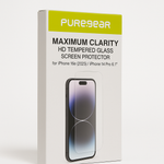 Puregear Maximum Clarity Hd Tempered Glass Screen Protector For Apple Iphone 14 Pro (2022) 6.1", Full Coverage, Case Friendly Fit, Lifetime Replacement (Self Alignment Installation Tray Included)