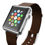 Incipio Apple Watch 38mm Premium Leather Watchband - Espresso - 840076142170