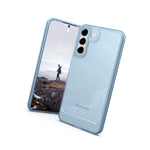 Urban Armor Gear [U] By Uag Designed For Samsung Galaxy S22 Plus Case Clear Blue Cerulean Lucent Slim Fit Lightweight Stylish Transparent Impact Resistant Protective Phone Cover, [6.6 Inch Screen] - 810070368753