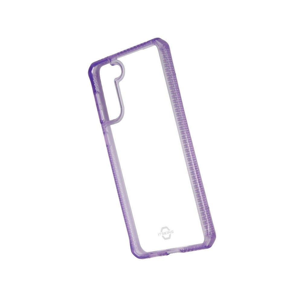 Itskins Hybrid Clear Series Case For Samsung Galaxy (S21+) 4g/5g - Purple/Clear - 4894465502195
